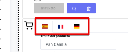 Actualización de la carta digital tras guardar cambios